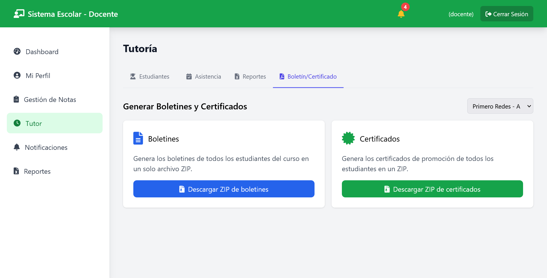 Boletín Certificados K12